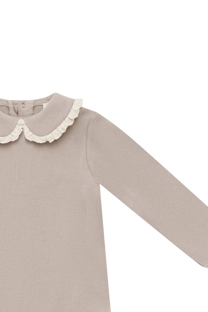 Fete Donsje body pentru bebeluși din bumbac cu elastan Diete Bodysuit 3030300 maro