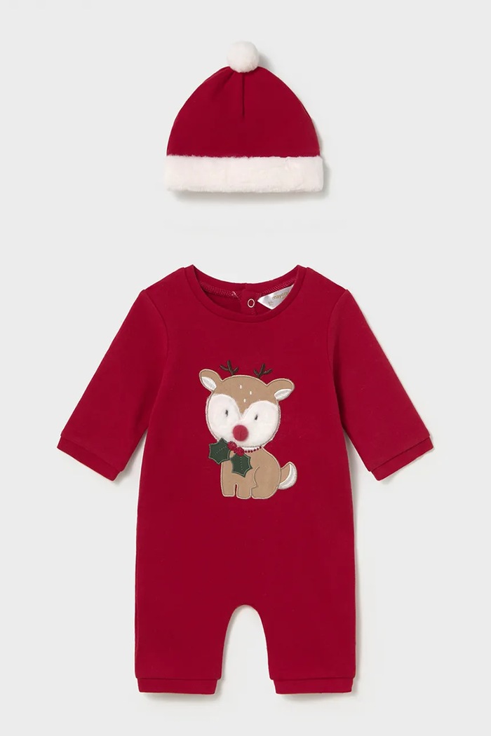 Mayoral Newborn ползунки для младенцев с хлопком красный 2771.2U.Newborn.9BY2