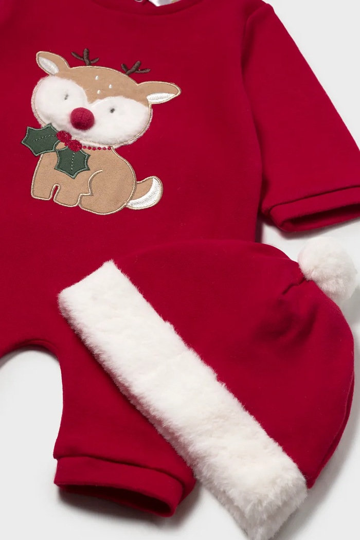 Девочка Mayoral Newborn ползунки для младенцев с хлопком 2771.2U.Newborn.9BY2 красный