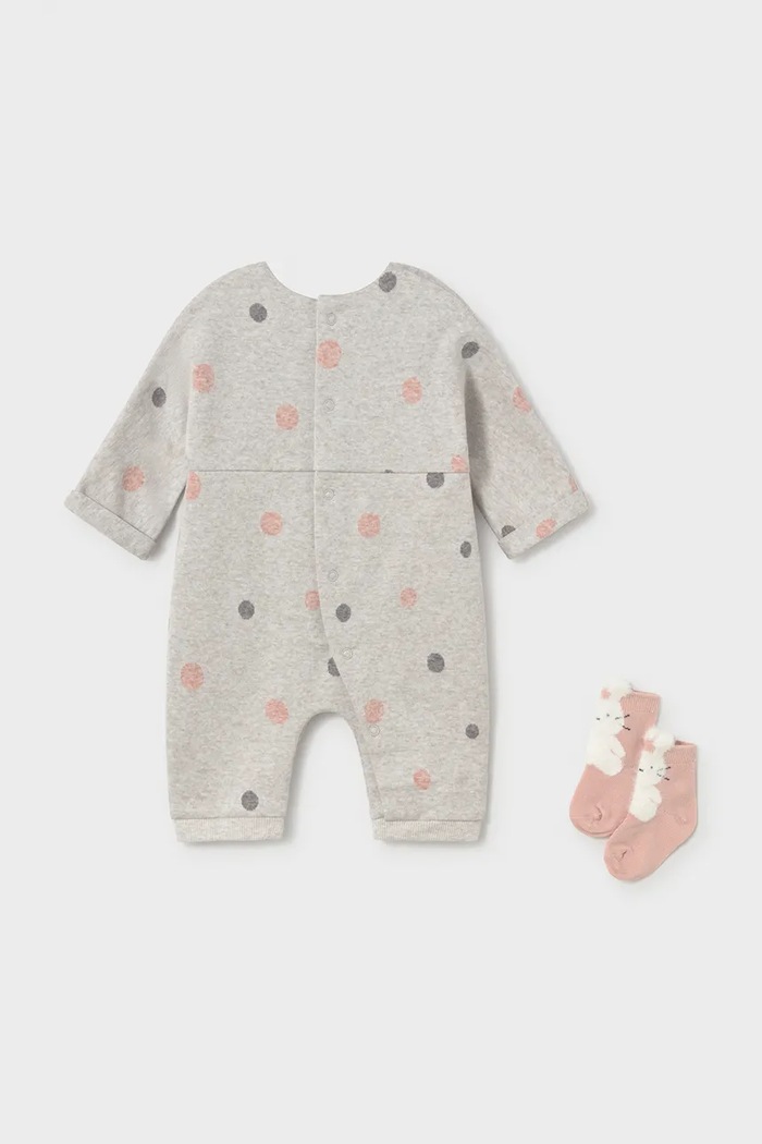 Mayoral Newborn ползунки для младенцев с хлопком 2755.2J.Newborn.9BY2 бежевый AW26
