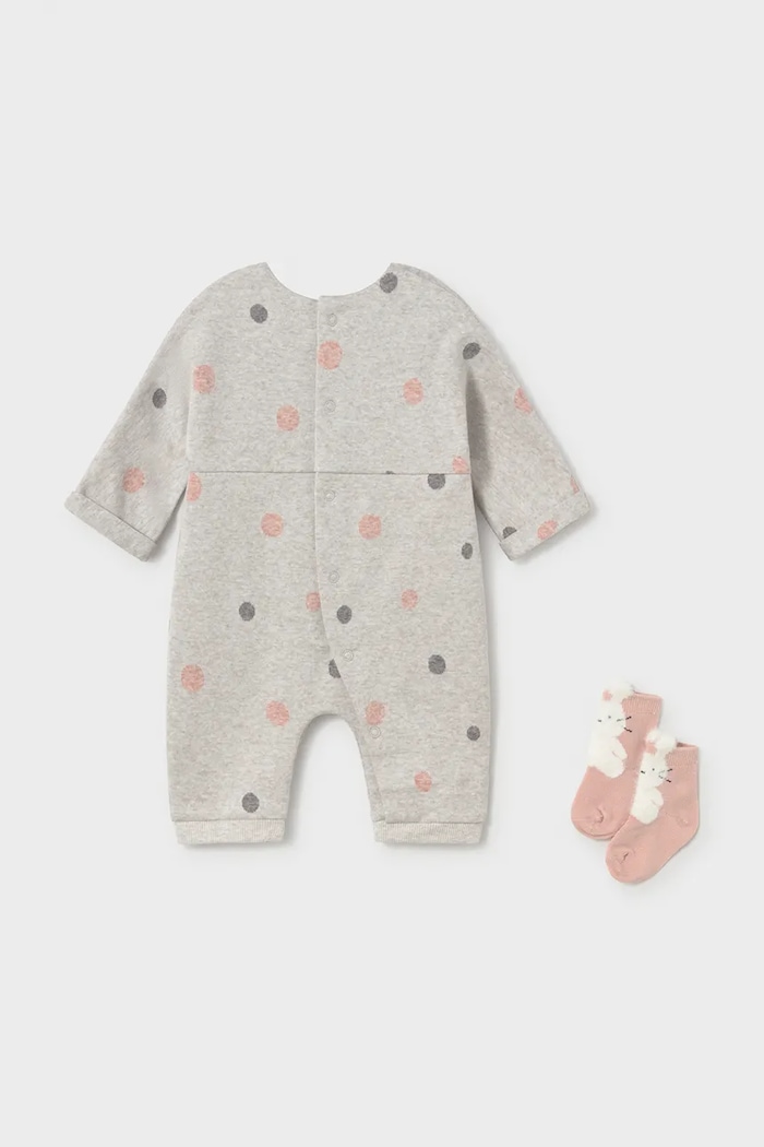 Mayoral Newborn ползунки для младенцев с хлопком 2755.2J.Newborn.9BY2 бежевый AW26