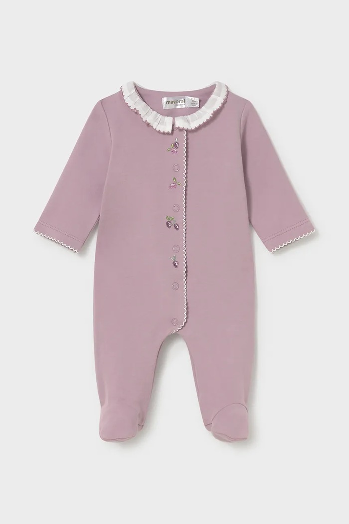 Mayoral Newborn Śpiochy niemowlęce z bawełną różowy 2754.2H.Newborn.9BY2