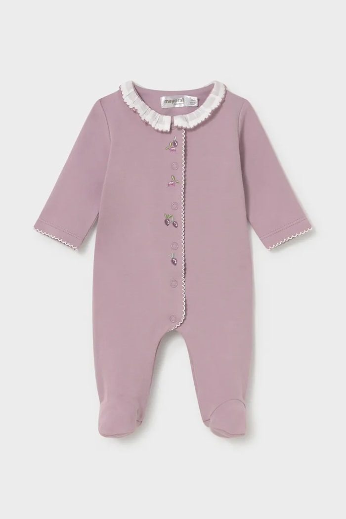 Mayoral Newborn Śpiochy niemowlęce z bawełną różowy 2754.2H.Newborn.9BY2