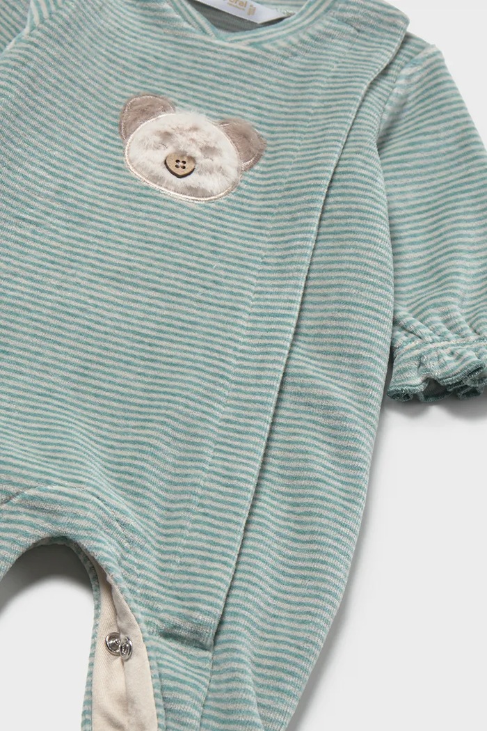 Mayoral Newborn kombinezon za bebe s pamukom 2-pack plava 2753.2F.Newborn.9BY2