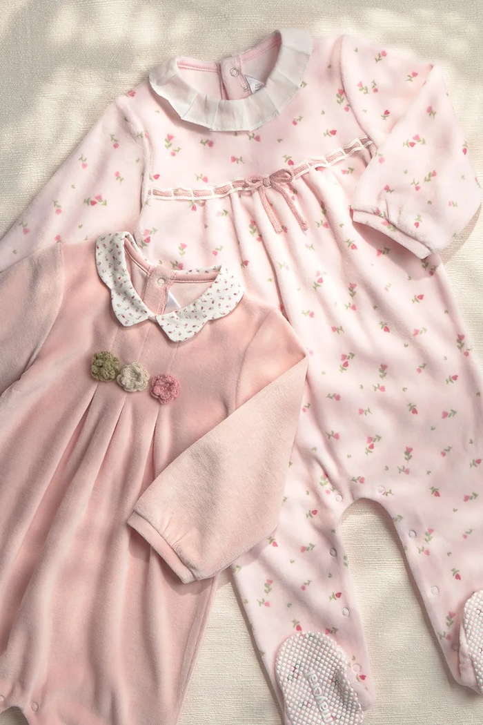 Mayoral Newborn чоловічок для немовлят з бавовною рожевий 2752.2E.Newborn.9BY2