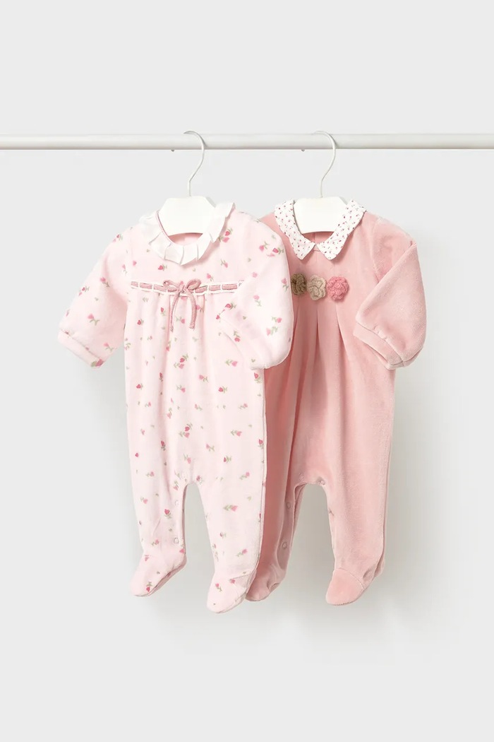 Mayoral Newborn чоловічок для немовлят з бавовною 2752.2E.Newborn.9BY2 рожевий AW26
