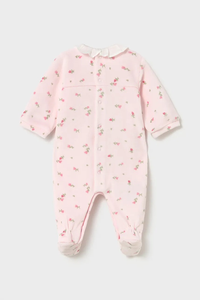 Mayoral Newborn чоловічок для немовлят з бавовною рожевий 2752.2E.Newborn.9BY2