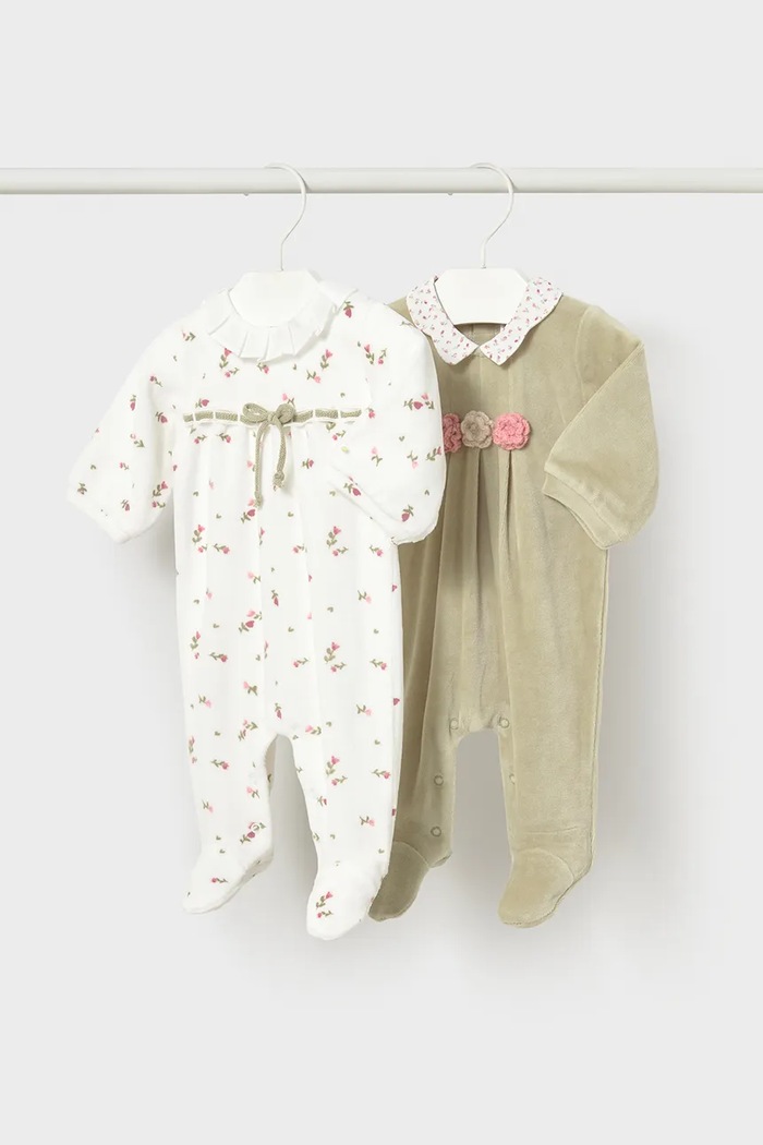 Mayoral Newborn φορμάκι βρεφικό με βαμβάκι πράσινο 2752.2E.Newborn.9BY2