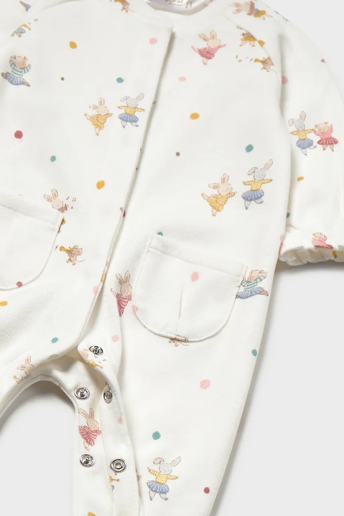 Mayoral Newborn повзунки для немовлят бавовняні 2 шт. білий 2751.2D.Newborn.9BY2