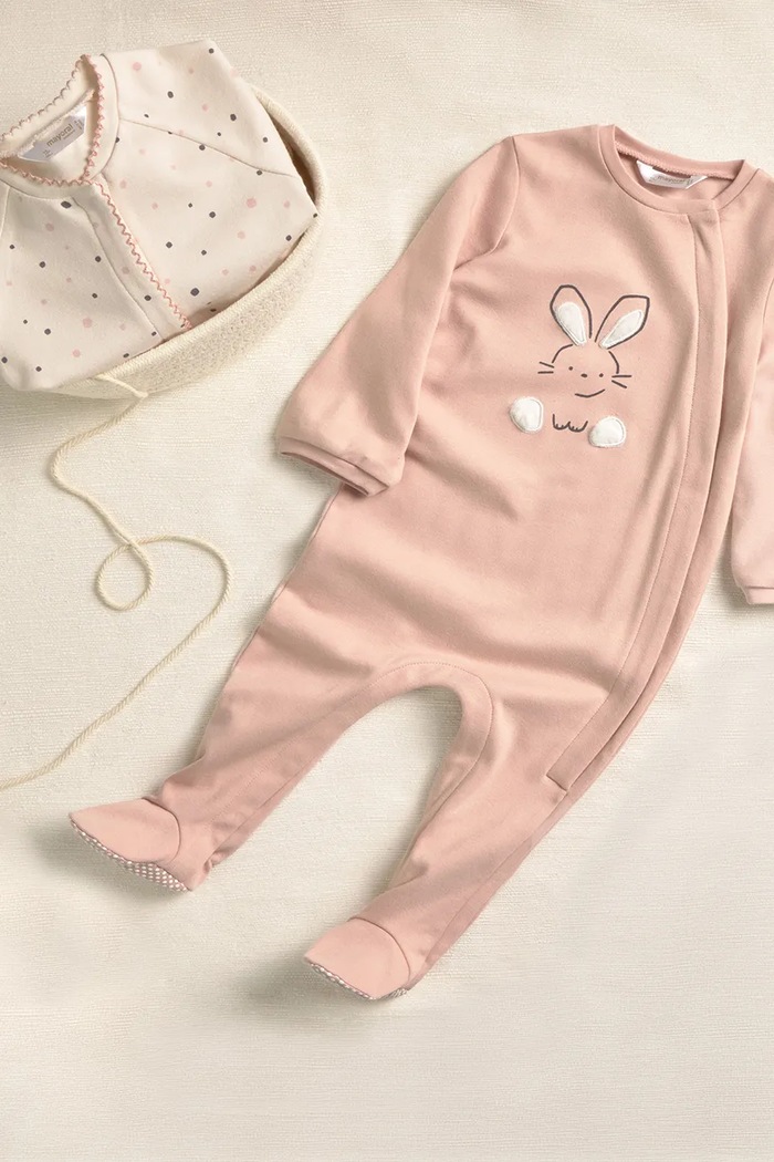 Dupačky kojenecké bavlněné 2-pack Mayoral Newborn růžová 2751.2D.Newborn.9BY2