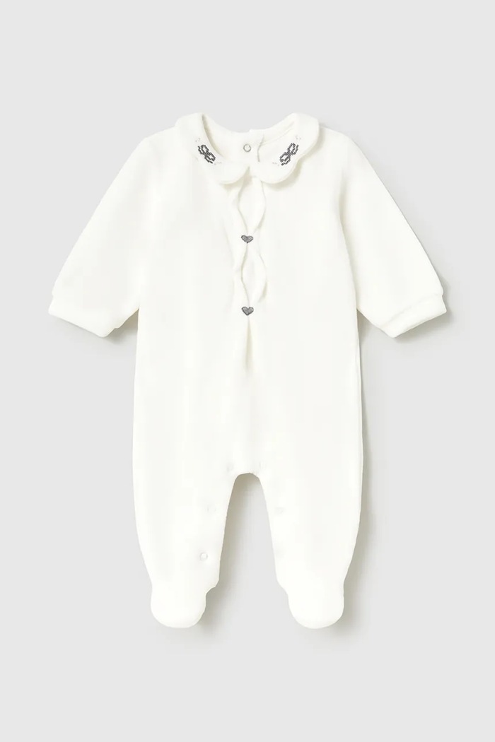 Mayoral Newborn φορμάκι ύπνου βρεφικό με βαμβάκι μπεζ 2750.2D.Newborn.9BY2