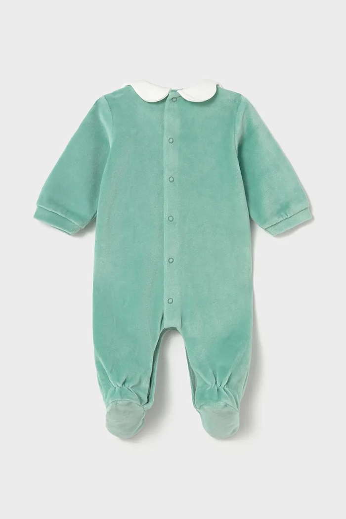 Mayoral Newborn φορμάκι ύπνου βρεφικό με βαμβάκι 2750.2D.Newborn.9BY2 τιρκουάζ AW26