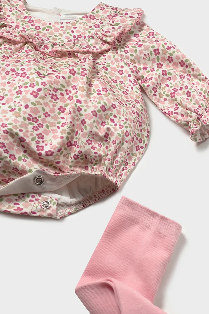 DÍVKA Mayoral Newborn Romper dětský bavlněný 2672.2N.Newborn.9BY2 růžová