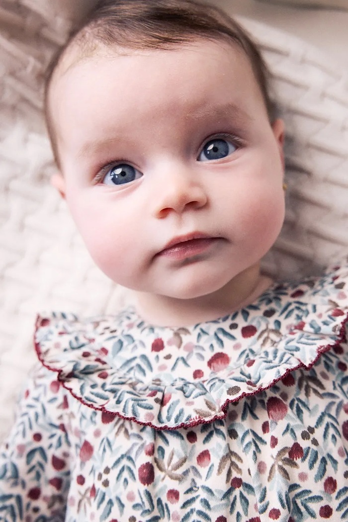 Rampers dziecięcy bawełniany Mayoral Newborn różowy 2672.2N.Newborn.9BY2