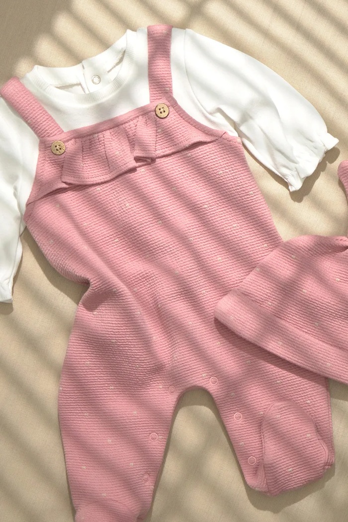 Mayoral Newborn tuta per neonati in cotone rosa 2651.2C.Newborn.9BY2