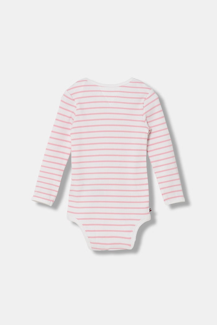 Tommy Hilfiger κορμάκι βρεφικό βαμβακερό με ελαστάν 3-pack KN0KN02254.9BY2.G ροζ