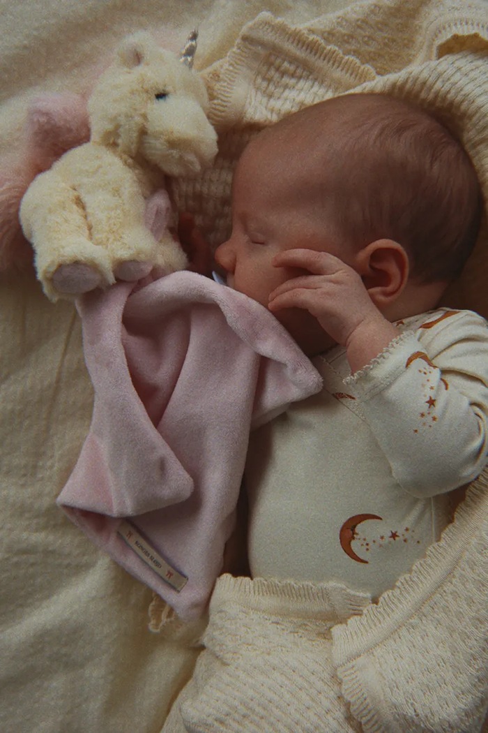 Konges Sløjd Body niemowlęce bawełniane z elastanem BASIC LS NEWBORN BODY GOTS KS106381.9BY2