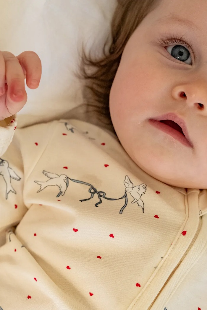 Pajacyk niemowlęcy z bawełną Elliotte onesie That's mine 008648.9BY2 beżowy