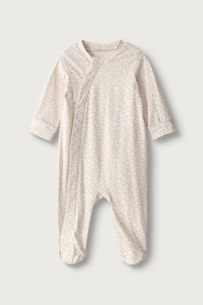 United Colors of Benetton Kombinezon za bebe s pamukom bež 3UMRAT01K.W.Seasonal