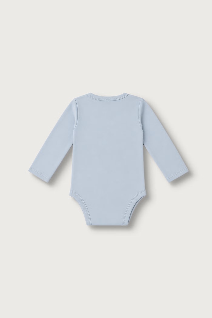 Body za djecu od pamuka s elastanom 2-pack United Colors of Benetton 3UMRAB014.W.Seasonal plava