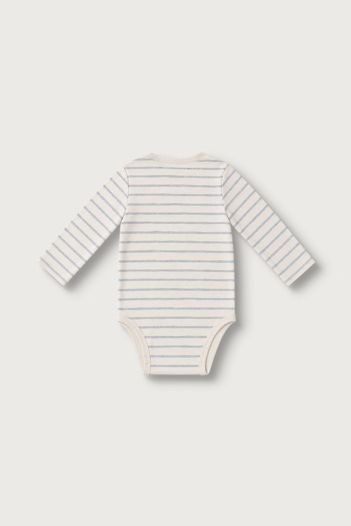 Body za djecu od pamuka s elastanom 2-pack United Colors of Benetton plava 3UMRAB014.W.Seasonal