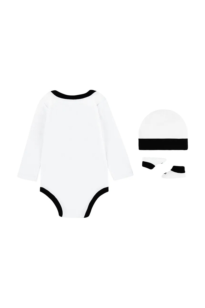 Nike Body pentru bebeluși cu bumbac MN0134 alb AW26