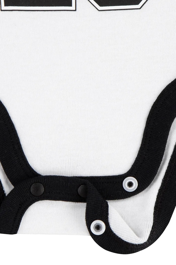 Body niemowlęce z bawełną Jordan biały LJ0208