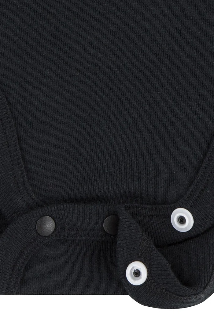 Body niemowlęce z bawełną Jordan LJ0208 czarny