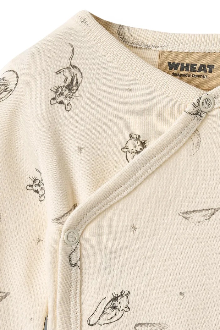 Chłopiec Wheat Body niemowlęce bawełniane 9135.193.GOTS beżowy