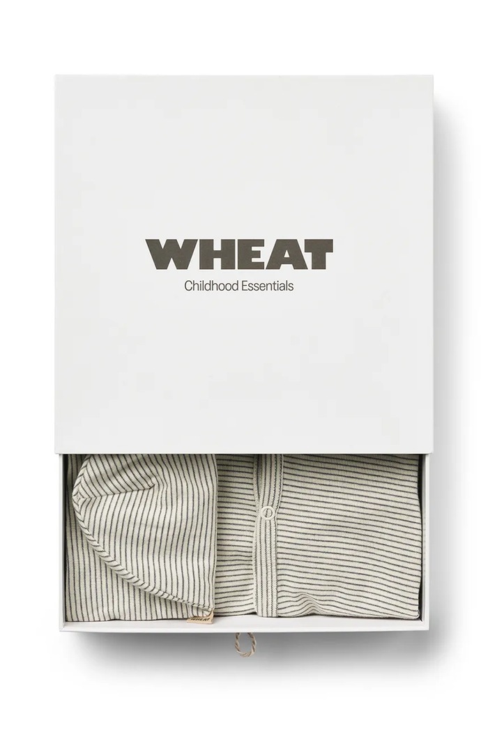 Chłopiec Wheat Śpiochy niemowlęce bawełniane 3601.102.GOTS beżowy