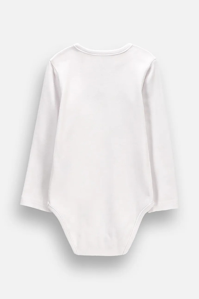 Coccodrillo κορμάκι βρεφικό βαμβακερό ZC6112102FBN λευκό AW26
