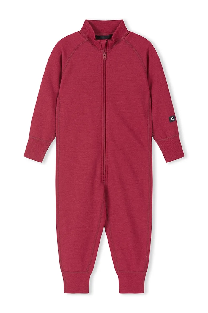 Reima Kombinezon dziecięcy z wełną merino Parvin 5200037A.9BY2 czerwony AW26