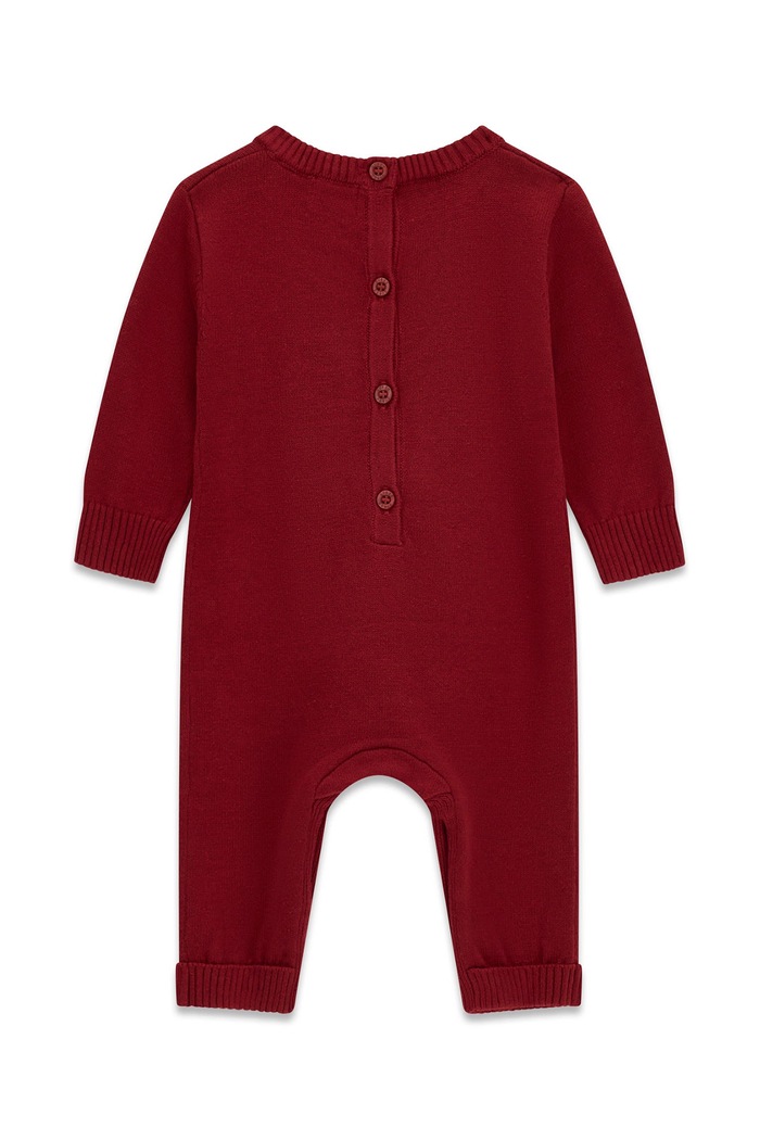 Guess Rampers niemowlęcy bawełniany H6BG04.Z1331.9BY2 czerwony AW26