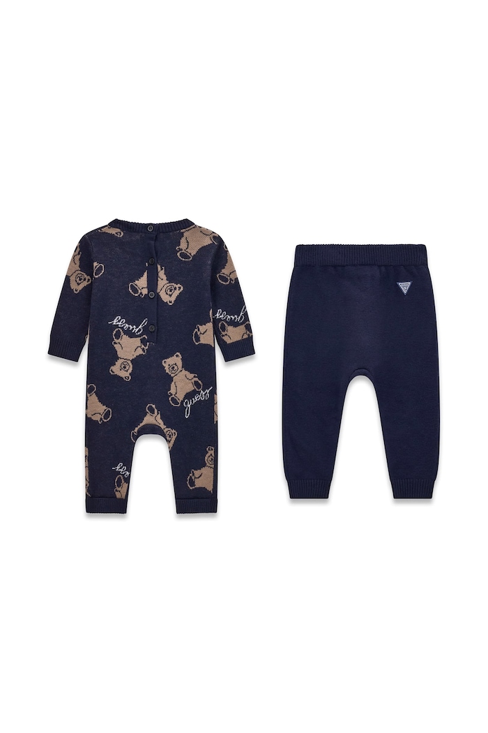 Guess Rampers niemowlęcy z dodatkiem wełny H6BG03.Z1330.9BY2 granatowy AW26