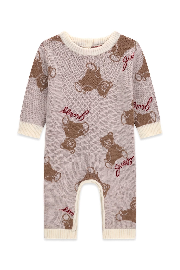 Guess Rampers niemowlęcy z dodatkiem wełny beżowy H6BG03.Z1330.9BY2