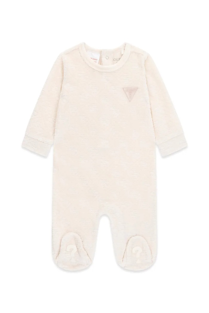 Guess Śpiochy niemowlęce z bawełną beżowy H6BG01.K6009.9BY2