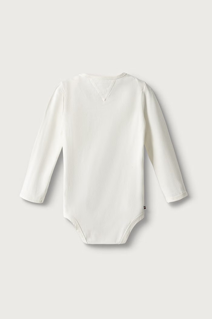 Tommy Hilfiger Pajacyk niemowlęcy bawełniany z elastanem KN0KN02317.9BY2