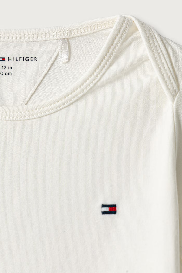 Tommy Hilfiger Pajacyk niemowlęcy bawełniany z elastanem KN0KN02317.9BY2