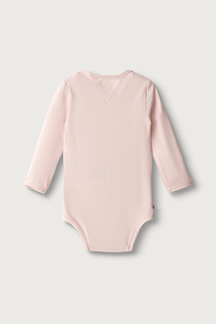 Tommy Hilfiger Body niemowlęce bawełniane z elastanem 3-pack KN0KN02316.9BY2