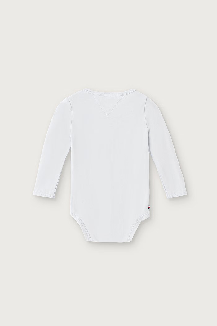 Tommy Hilfiger Body pentru bebeluși din bumbac cu elastan pachet de 3 KN0KN02316.9BY2