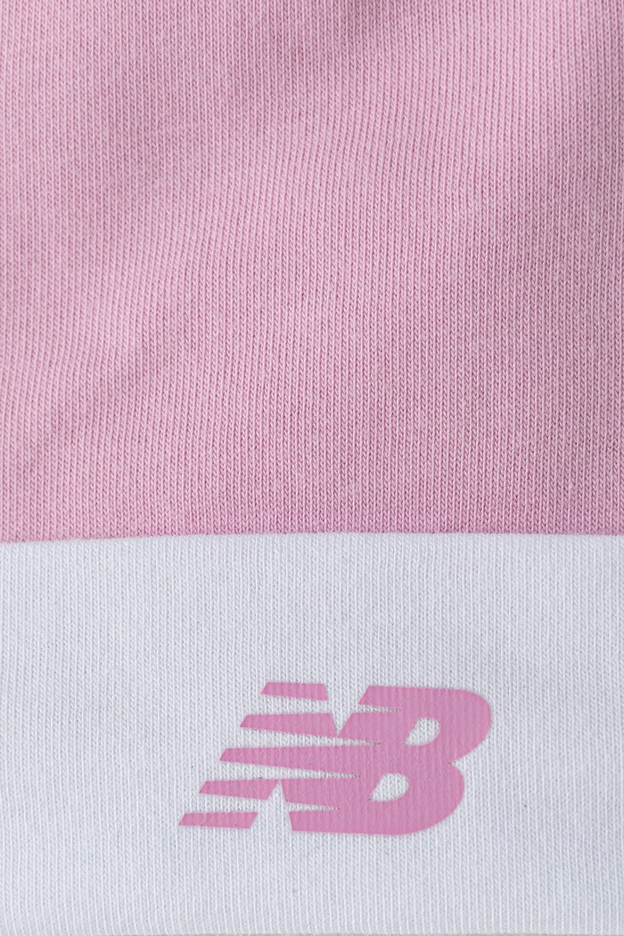 New Balance κορμάκι βρεφικό βαμβακερό ροζ LAKB0106