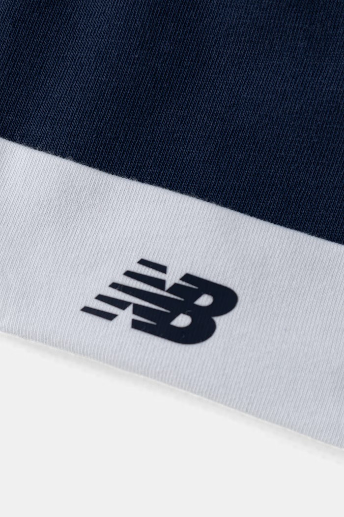 New Balance κορμάκι βρεφικό βαμβακερό LAKB0106 σκούρο μπλε
