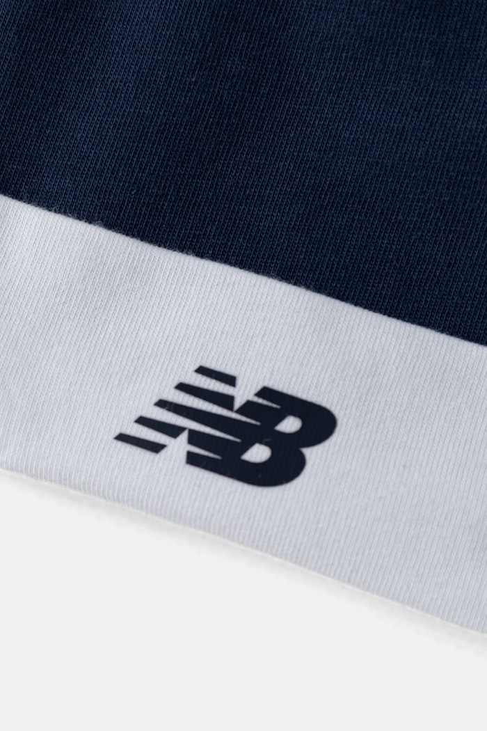 New Balance κορμάκι βρεφικό βαμβακερό LAKB0106 σκούρο μπλε