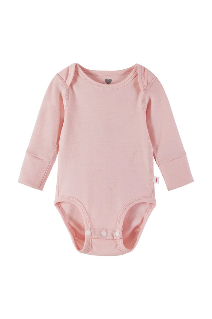 Reima body dziecięce z wełny merino Utu różowy 5200069D.99KK