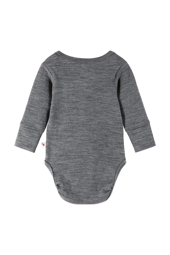 Reima body dziecięce z wełny merino Utu 5200069D.99KK szary AW26