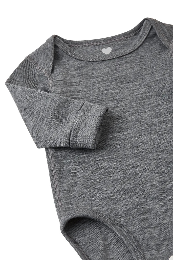 Chłopiec Reima body dziecięce z wełny merino Utu 5200069D.99KK szary