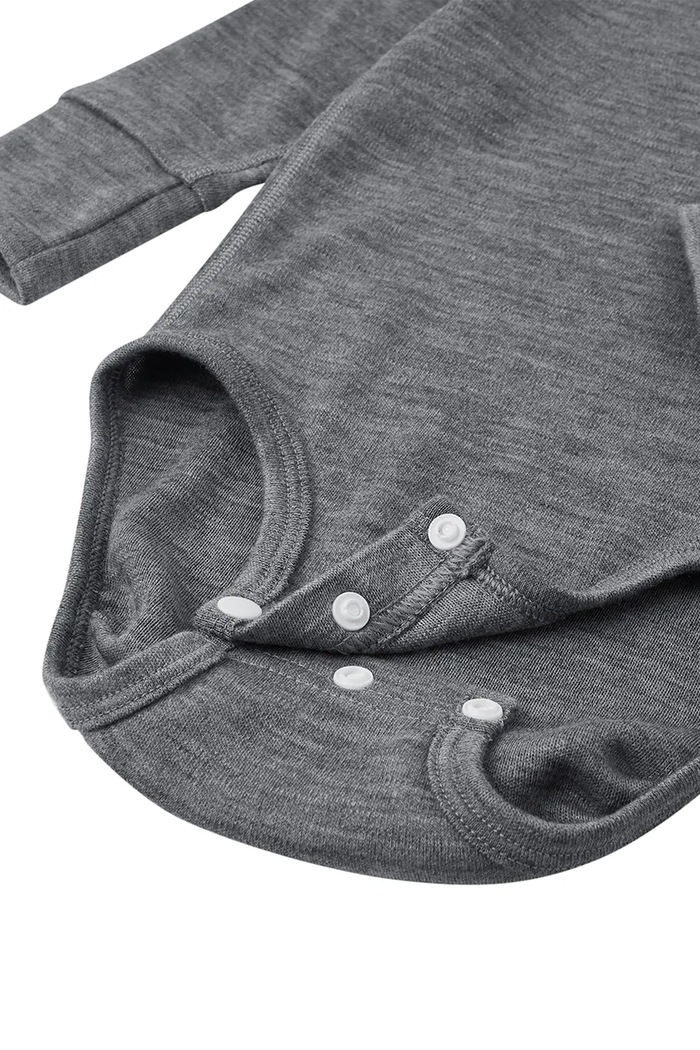 Reima body dziecięce z wełny merino Utu szary 5200069D.99KK