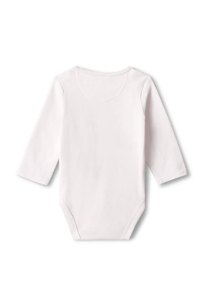 Calvin Klein Jeans Body niemowlęce bawełniane z elastanem LVCKFJN01N.9BY2 fioletowy AW26
