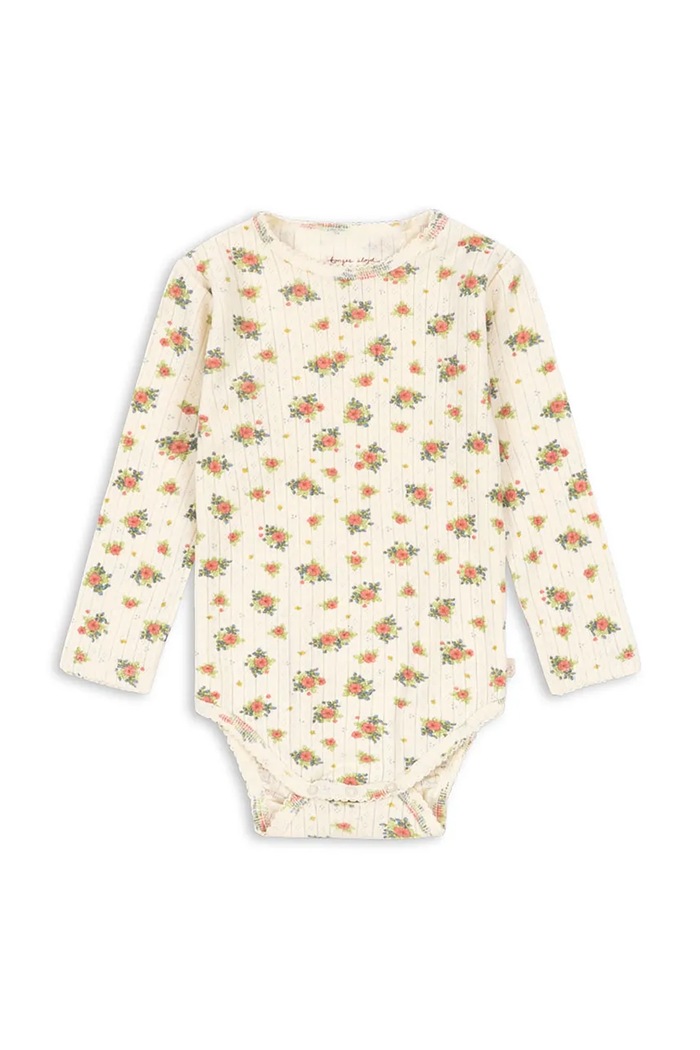 Konges Sløjd κορμάκι παιδικό βαμβακερό MINNIE BODY GOTS μπεζ KS106166.9BY2