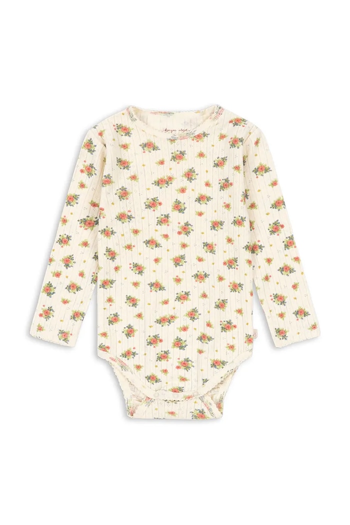 Konges Sløjd κορμάκι παιδικό βαμβακερό MINNIE BODY GOTS μπεζ KS106166.9BY2